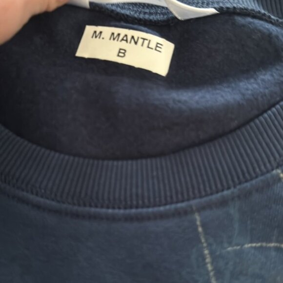 Northern Traditions Medium Blue With Blue Jay Bird Pattern Granny Sweater - Picture 4 of 10